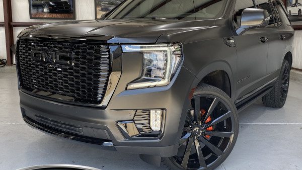 2021 Wrapped Matte Black GMC Yukon XL