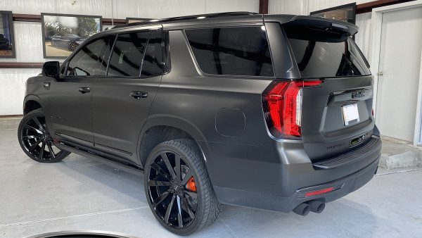 2021 Wrapped Matte Black GMC Yukon XL