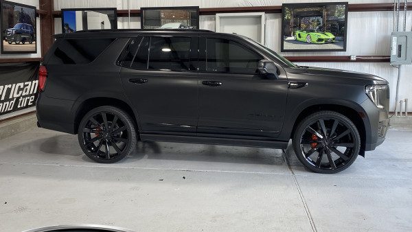 2021 Wrapped Matte Black GMC Yukon XL