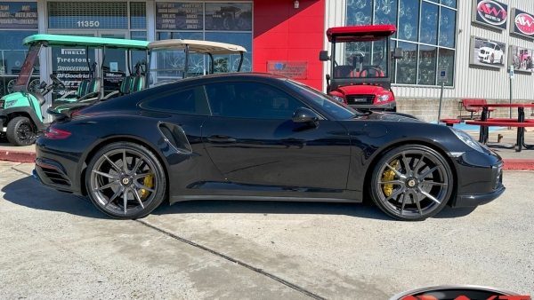 Black 2017 Porsche 911 Turbo S