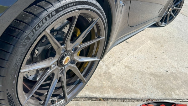 Black 2017 Porsche 911 Turbo S