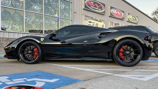 Black 2018 Ferrari 488 Spider