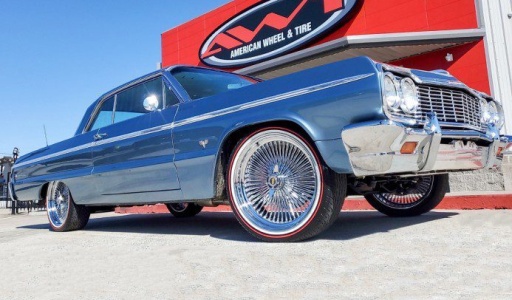 Blue 1964 Chevrolet Impala