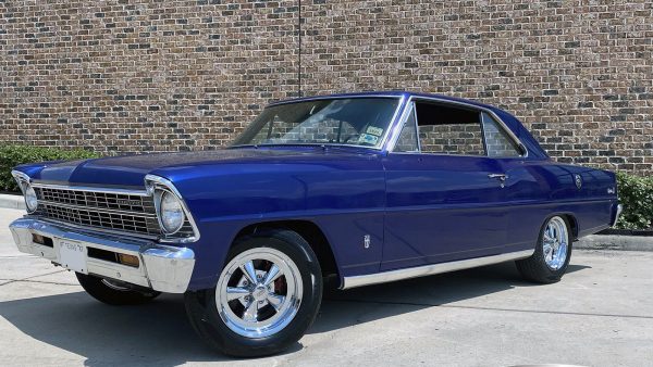 Blue 1967 Chevrolet Nova