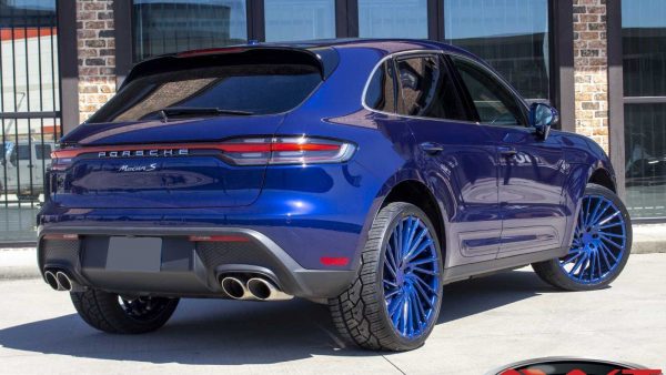 Blue 2022 Porsche Macan