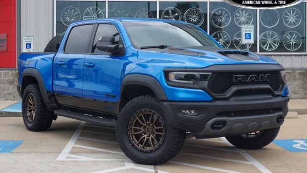 Blue Dodge Ram 1500 TRX