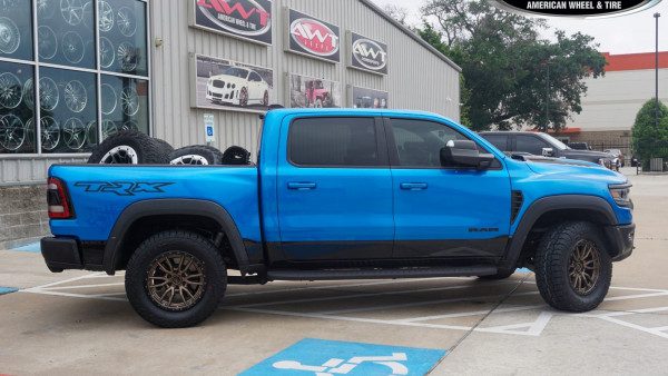 Blue Dodge Ram 1500 TRX