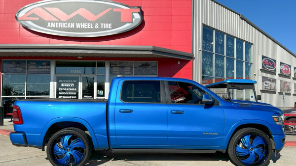 Blue Dodge Ram 1500