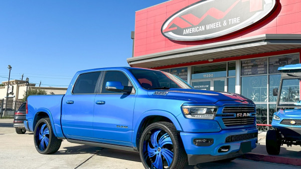 Blue Dodge Ram 1500