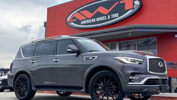 Gray Infiniti QX80