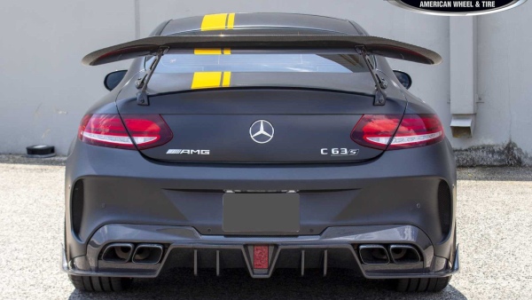 Gray Mercedes C63S AMG