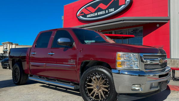 Maroon Chevrolet Silverado 1500 Texas Edition