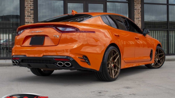 Orange Kia Stinger GT