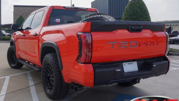 Orange Toyota Tundra TRD PRO