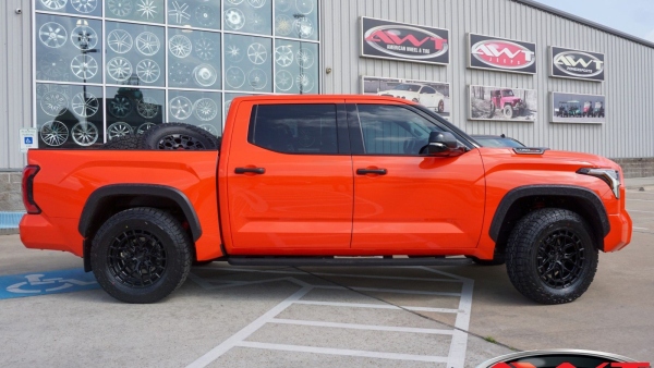 Orange Toyota Tundra TRD PRO