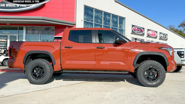 Orange Toyota Tundra