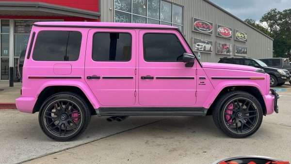 Pink Wrapped Mercedes G63 G Wagon