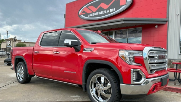 Red GMC Sierra 1500 Texas Edition