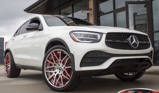 White 2022 Mercedes GLC Coupe