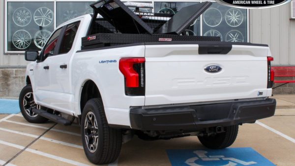 White 2023 Ford F150 Lightning Fleet