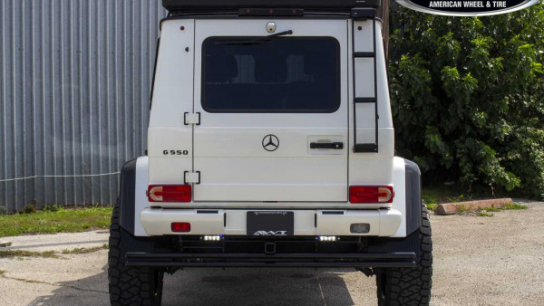 White Mercedes G550 4x4 Squared G-Wagon