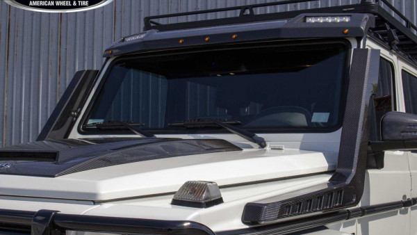 White Mercedes G550 4x4 Squared G-Wagon