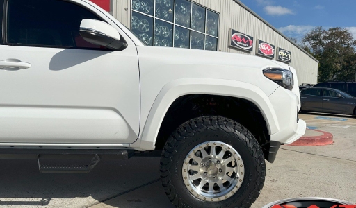 White Toyota Tacoma